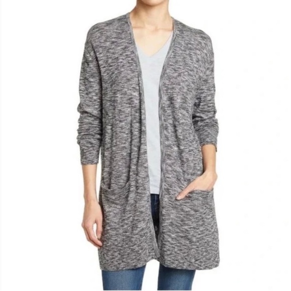 Madewell Sweaters - MADEWELL Summer Ryder Cardigan In Marled Panda in Greyish Size XXL